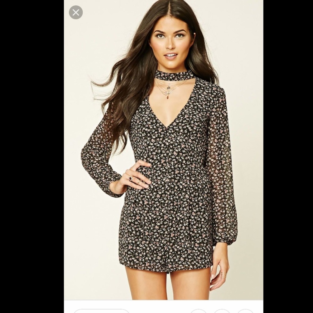 NWOT forever 21 Floral Romper